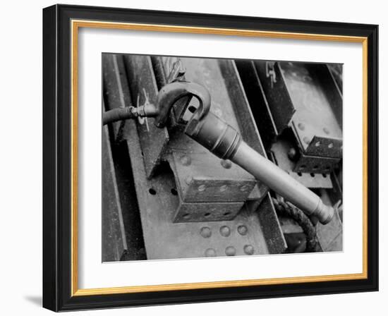 Rivet Gun known as the Cricket on Construction Site of the Manhattan Building Company-Arthur Gerlach-Framed Photographic Print