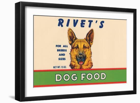 Rivet's Dog Food-null-Framed Art Print