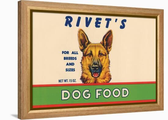 Rivet's Dog Food-null-Framed Stretched Canvas