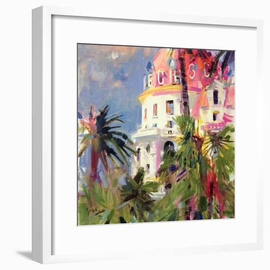 Riviera Balcony, 2002-Peter Graham-Framed Premium Giclee Print