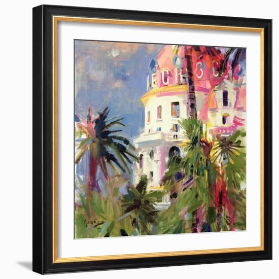 Riviera Balcony, 2002-Peter Graham-Framed Premium Giclee Print