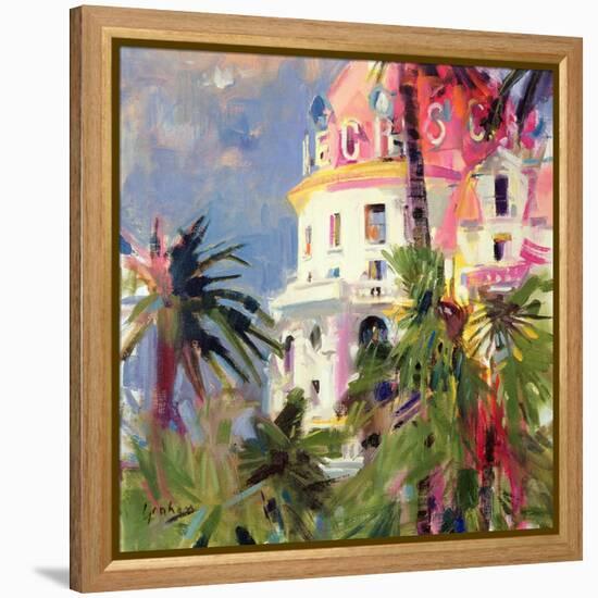 Riviera Balcony, 2002-Peter Graham-Framed Premier Image Canvas