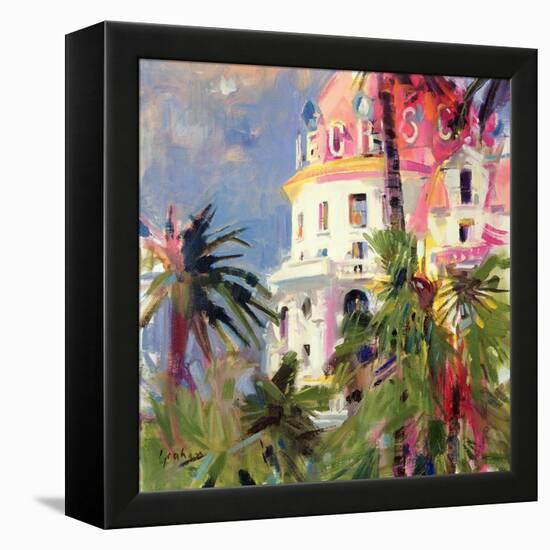 Riviera Balcony, 2002-Peter Graham-Framed Premier Image Canvas