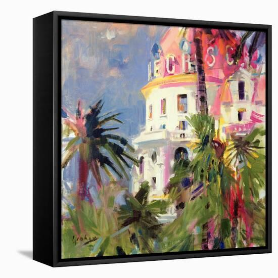 Riviera Balcony, 2002-Peter Graham-Framed Premier Image Canvas