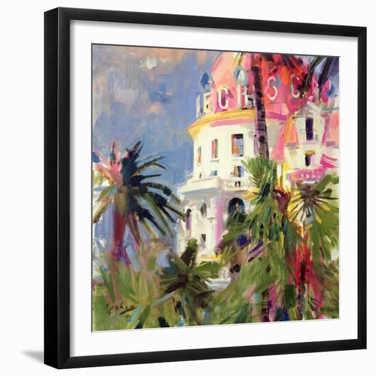 Riviera Balcony, 2002-Peter Graham-Framed Giclee Print