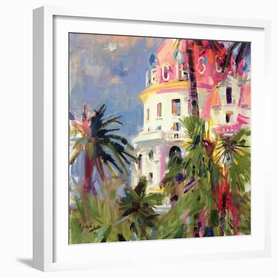 Riviera Balcony, 2002-Peter Graham-Framed Giclee Print