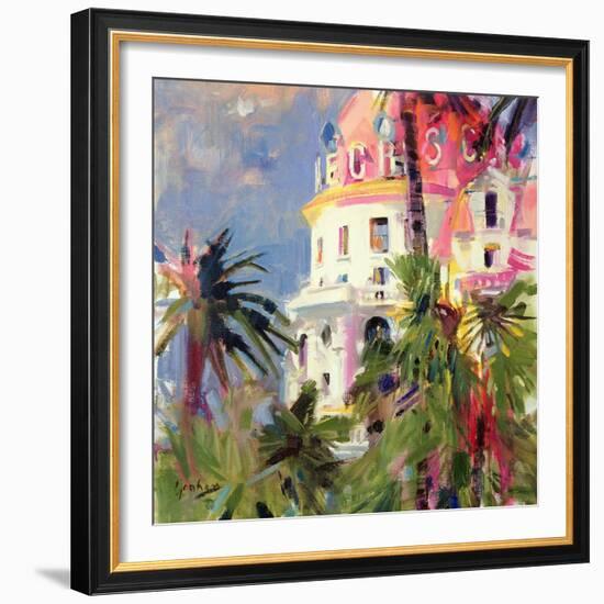 Riviera Balcony, 2002-Peter Graham-Framed Giclee Print