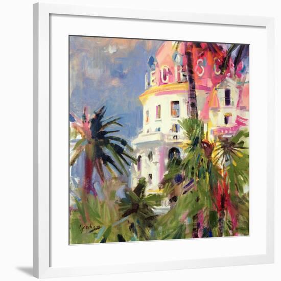 Riviera Balcony, 2002-Peter Graham-Framed Giclee Print