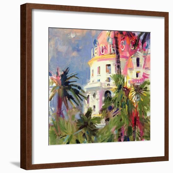 Riviera Balcony, 2002-Peter Graham-Framed Giclee Print