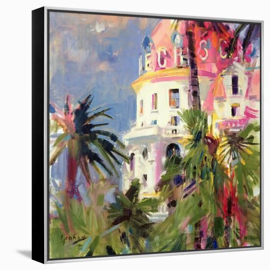 Riviera Balcony, 2002-Peter Graham-Framed Premier Image Canvas