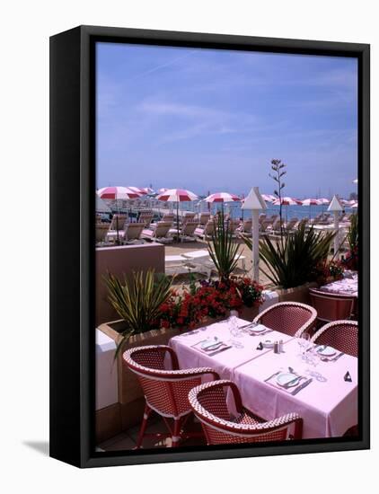 Riviera Cafe, Cannes, France-Bill Bachmann-Framed Premier Image Canvas
