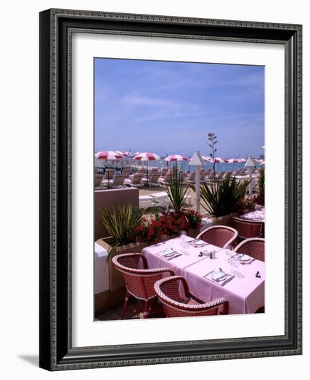 Riviera Cafe, Cannes, France-Bill Bachmann-Framed Photographic Print