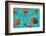 Riviera Maya Turtles Photomount on Caribbean Turquoise Waters of Mayan Mexico-holbox-Framed Premium Photographic Print