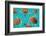 Riviera Maya Turtles Photomount on Caribbean Turquoise Waters of Mayan Mexico-holbox-Framed Photographic Print