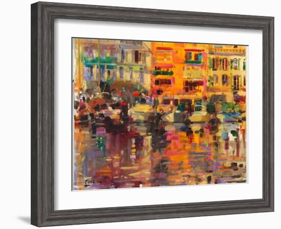 Riviera Summer-Peter Graham-Framed Giclee Print