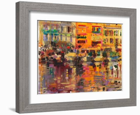 Riviera Summer-Peter Graham-Framed Giclee Print