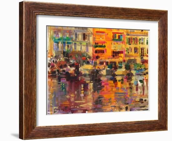 Riviera Summer-Peter Graham-Framed Giclee Print