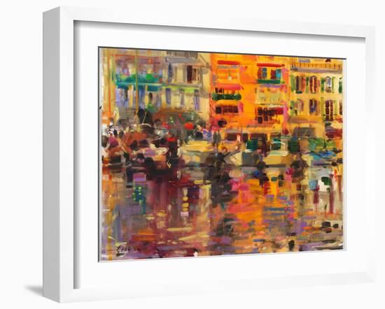 Riviera Summer-Peter Graham-Framed Giclee Print