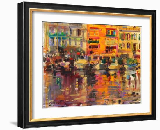 Riviera Summer-Peter Graham-Framed Giclee Print