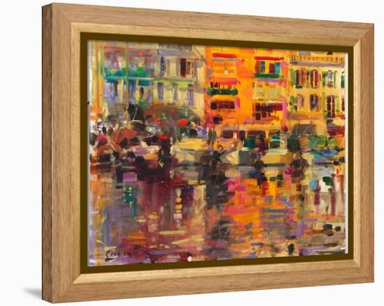 Riviera Summer-Peter Graham-Framed Premier Image Canvas