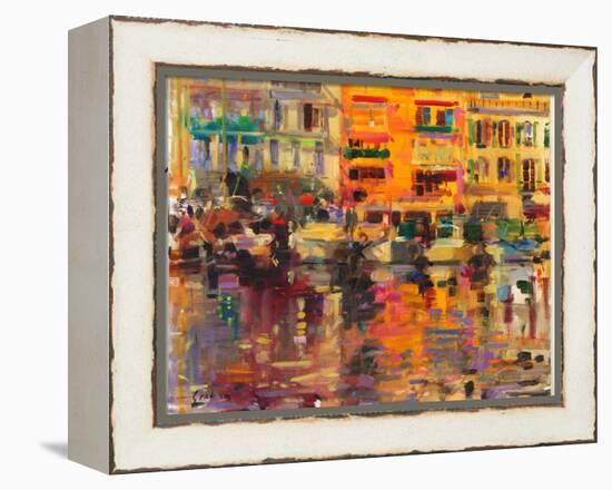 Riviera Summer-Peter Graham-Framed Premier Image Canvas