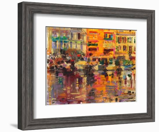 Riviera Summer-Peter Graham-Framed Giclee Print