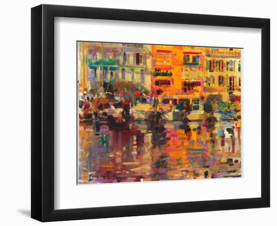 Riviera Summer-Peter Graham-Framed Giclee Print