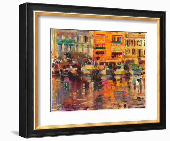 Riviera Summer-Peter Graham-Framed Giclee Print