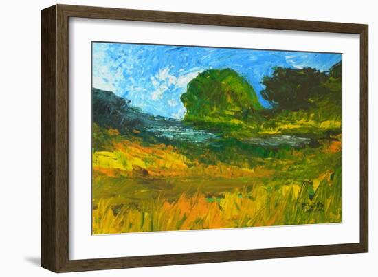 Riviere De Bainet, 2010-Patricia Brintle-Framed Giclee Print