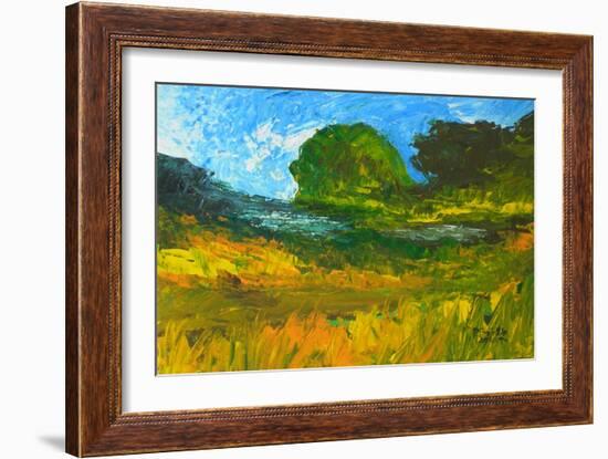 Riviere De Bainet, 2010-Patricia Brintle-Framed Giclee Print