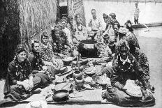 Hawaiians at a Banquet, Hawaii, 1922-RM Clutterbuck-Framed Premier Image Canvas