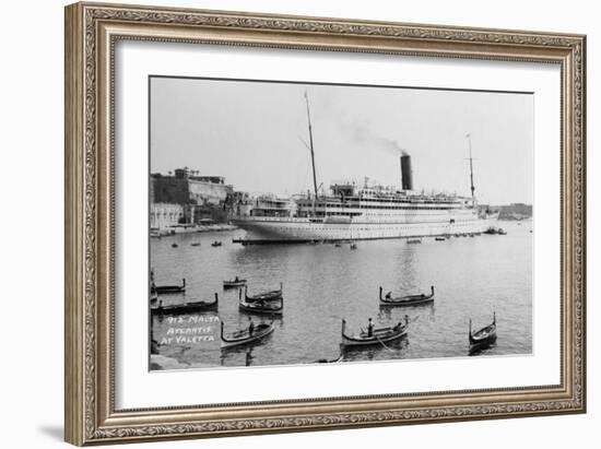 RMS Atlantis, Valetta, Malta, C1929-C1939-null-Framed Giclee Print