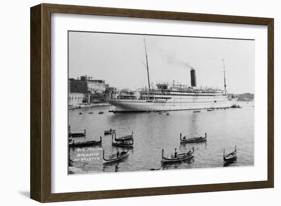 RMS Atlantis, Valetta, Malta, C1929-C1939-null-Framed Giclee Print