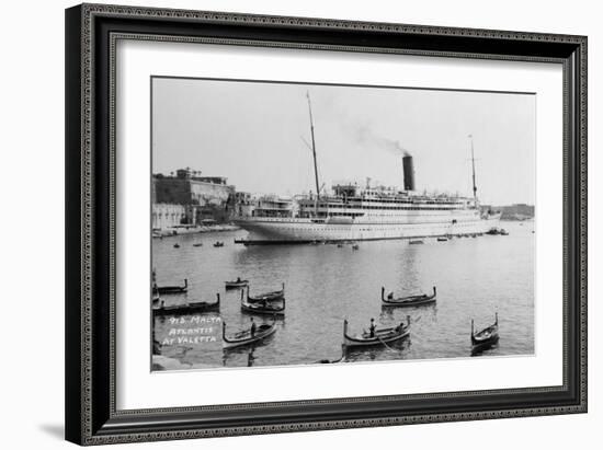 RMS Atlantis, Valetta, Malta, C1929-C1939-null-Framed Giclee Print