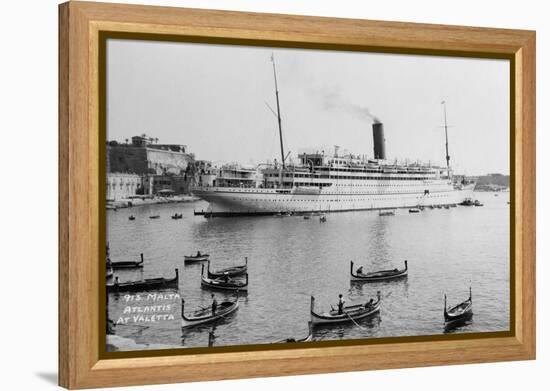 RMS Atlantis, Valetta, Malta, C1929-C1939-null-Framed Premier Image Canvas