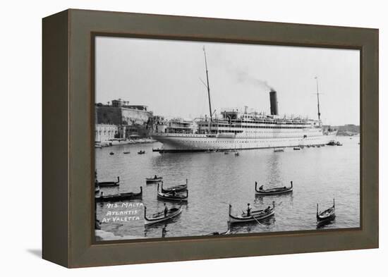 RMS Atlantis, Valetta, Malta, C1929-C1939-null-Framed Premier Image Canvas