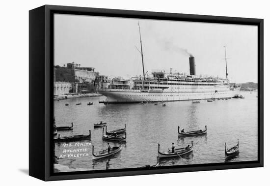 RMS Atlantis, Valetta, Malta, C1929-C1939-null-Framed Premier Image Canvas