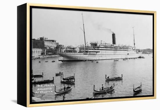 RMS Atlantis, Valetta, Malta, C1929-C1939-null-Framed Premier Image Canvas