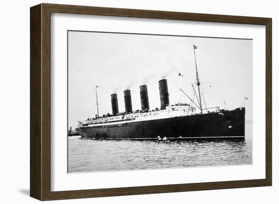 Rms Lusitania, 1907-15-English Photographer-Framed Photographic Print