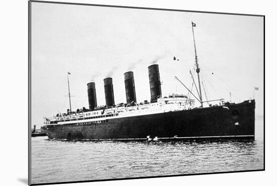 Rms Lusitania, 1907-15-English Photographer-Mounted Photographic Print