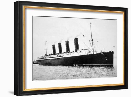 Rms Lusitania, 1907-15-English Photographer-Framed Photographic Print