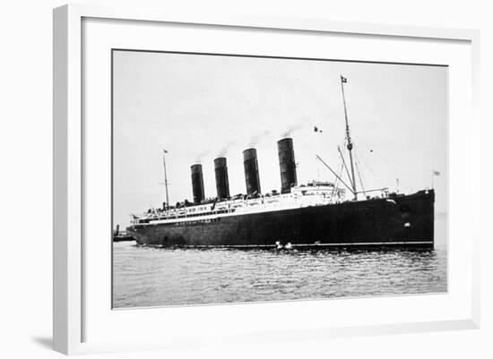 Rms Lusitania, 1907-15-English Photographer-Framed Photographic Print