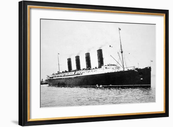 Rms Lusitania, 1907-15-English Photographer-Framed Photographic Print