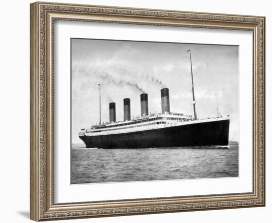 RMS Olympic, White Star Line Ocean Liner, 1911-1912-FGO Stuart-Framed Giclee Print