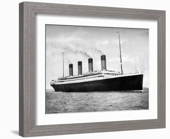 RMS Olympic, White Star Line Ocean Liner, 1911-1912-FGO Stuart-Framed Giclee Print