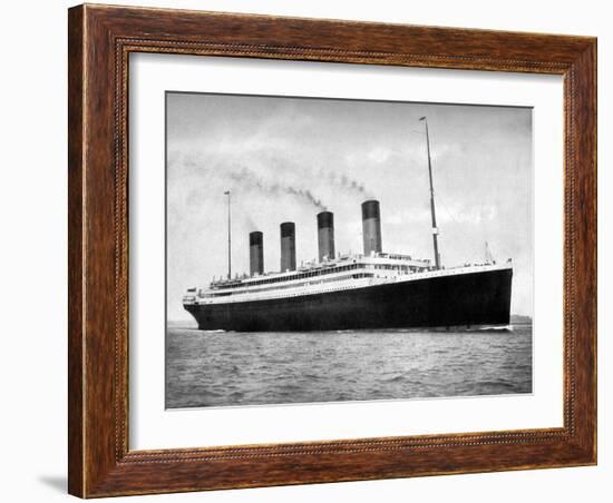 RMS Olympic, White Star Line Ocean Liner, 1911-1912-FGO Stuart-Framed Giclee Print