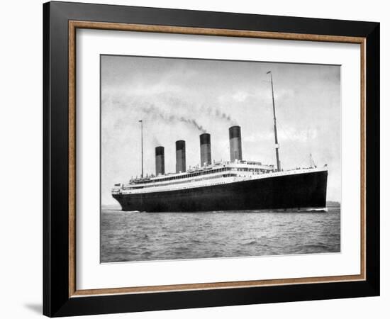 RMS Olympic, White Star Line Ocean Liner, 1911-1912-FGO Stuart-Framed Giclee Print