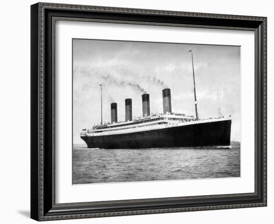 RMS Olympic, White Star Line Ocean Liner, 1911-1912-FGO Stuart-Framed Giclee Print