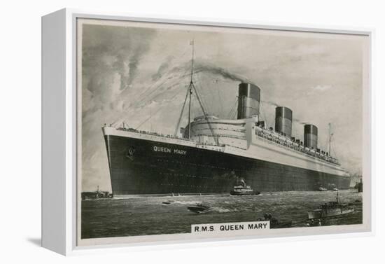 Rms Queen Mary, Cunard Ocean Liner-null-Framed Premier Image Canvas