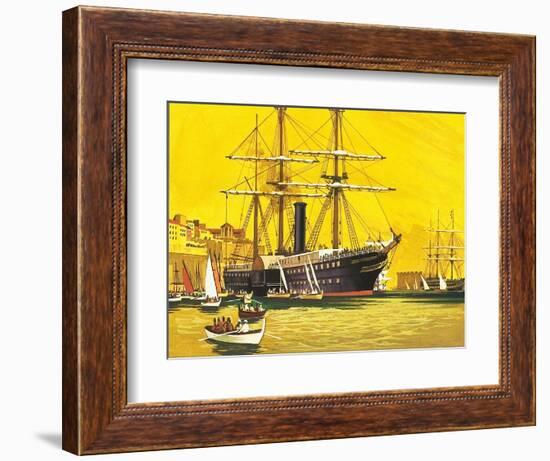 RMS Trent-English School-Framed Giclee Print